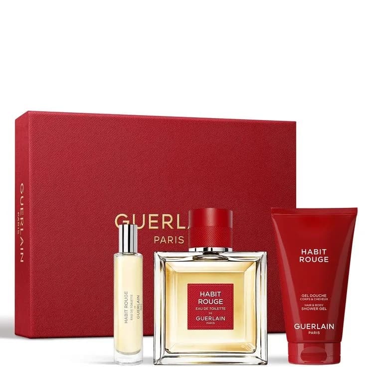 Coffret Guerlain-Habit Rouge-Eau de Toilette-100ml (03 pièces )
