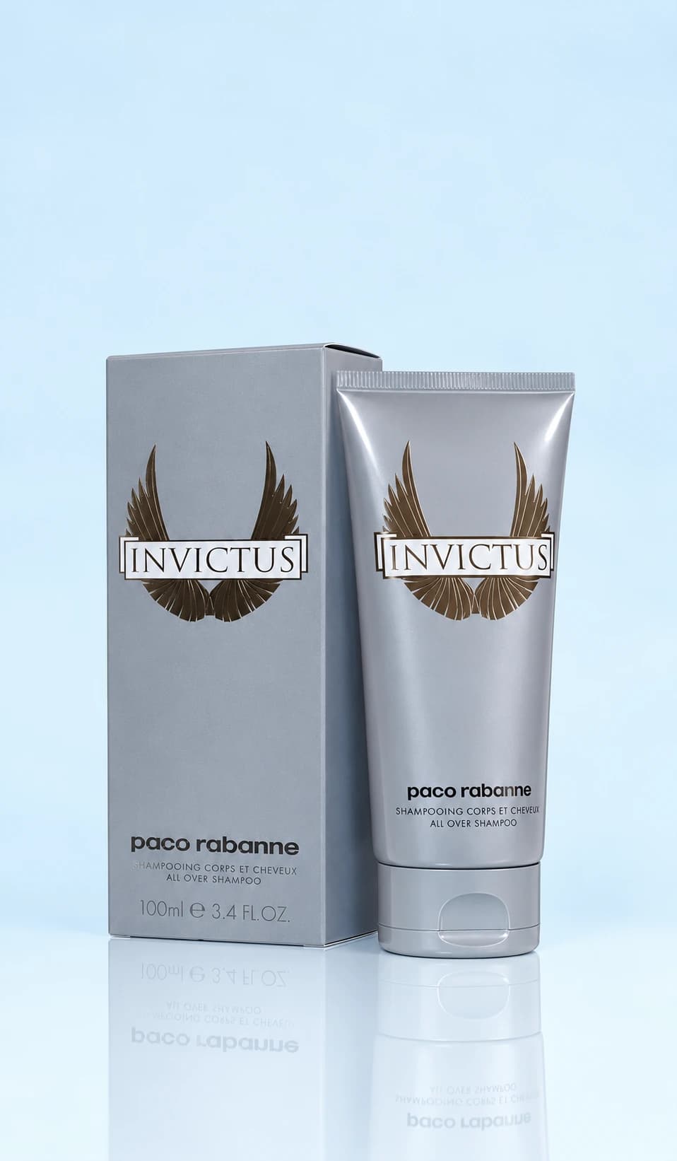 Paco Rabanne-Invictus- Shampooing pour Hommes Corps et Cheveux-100ml
