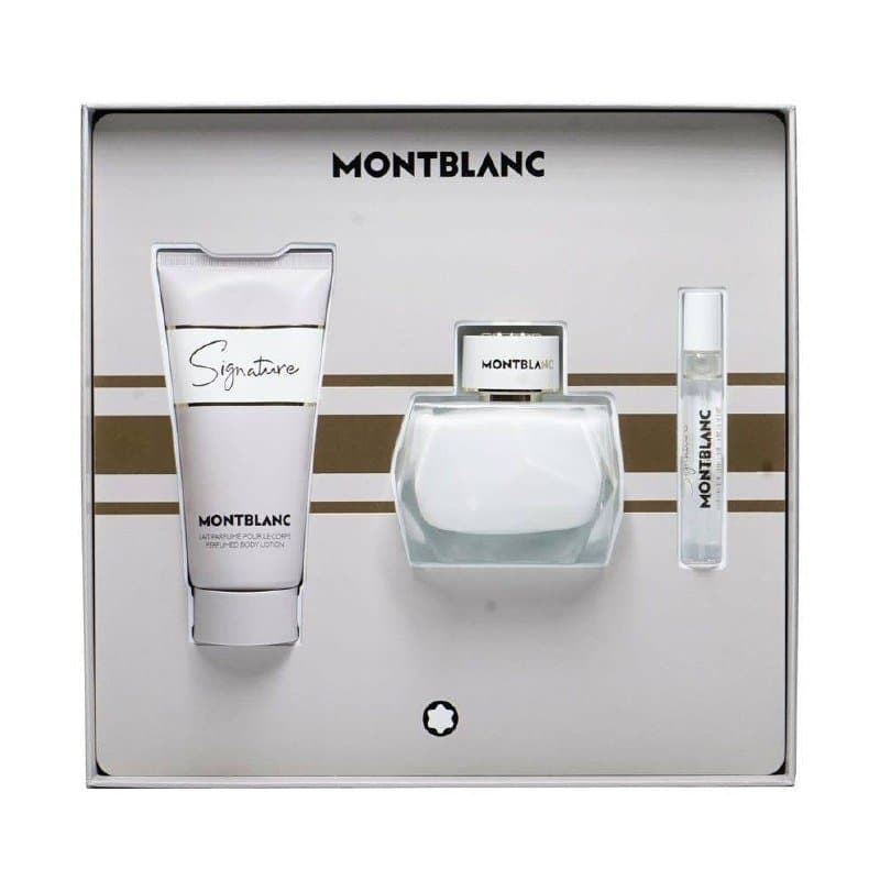 Coffret Montblanc-Signature-Eau de Parfum-90ml + Body lotion-100ml (3 Pièces)