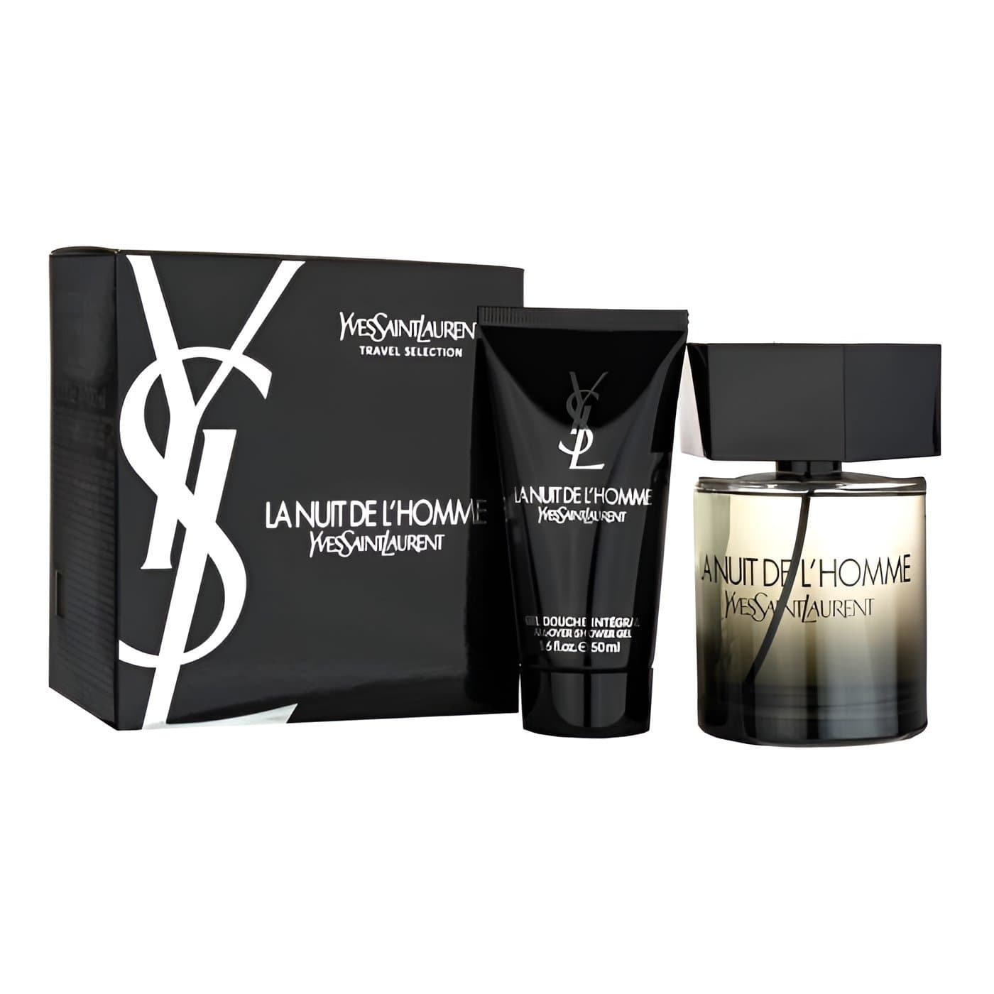 Coffret Yves Saint Laurent-La Nuit De L'Homme-Eau de Toilette-100ml + Gel Douche50ml