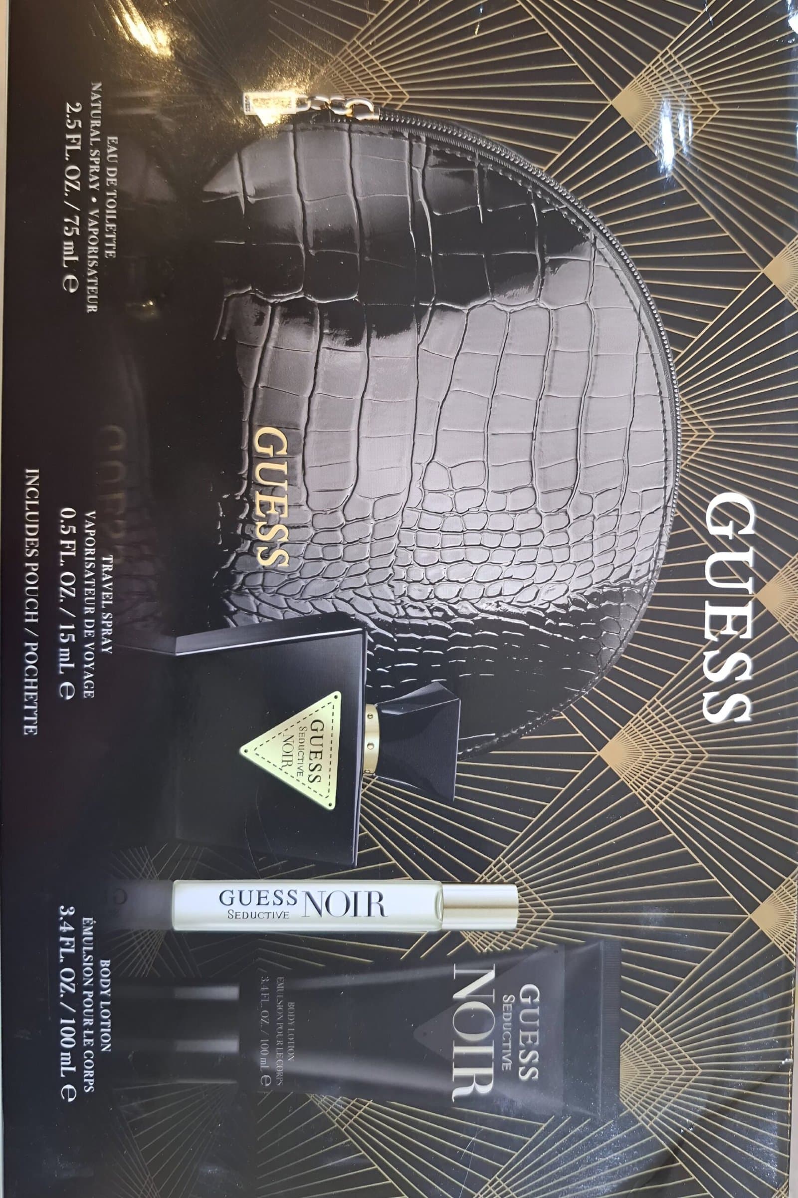Coffret Guess-Guess Seductive Noir-Eau de Toilette-75ml(04 Piéces)