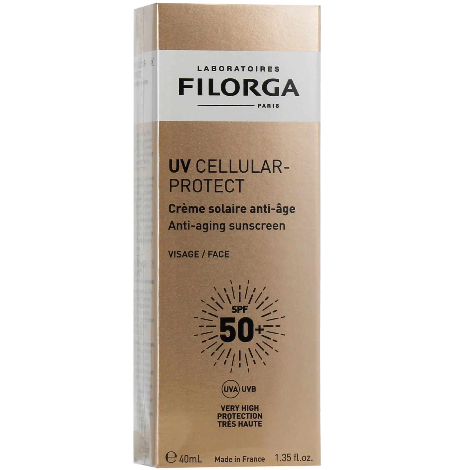 Filorga-UV CELLULAR-PROTECT-Crème Solaire anti-âge (Visage)-SPF50-40ml