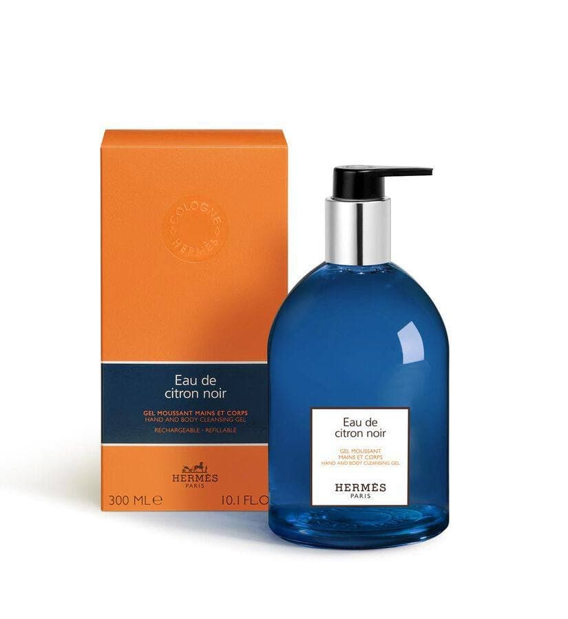 Hermès-Eau de Citron Noir-Gel Moussant Mains et Corps-300ml