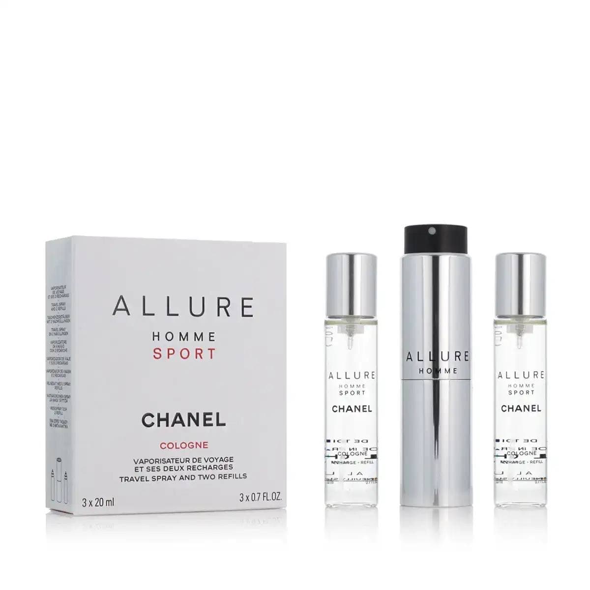 Coffret Chanel-Allure Homme Sport-Cologne-3*20ml (3 pièces)