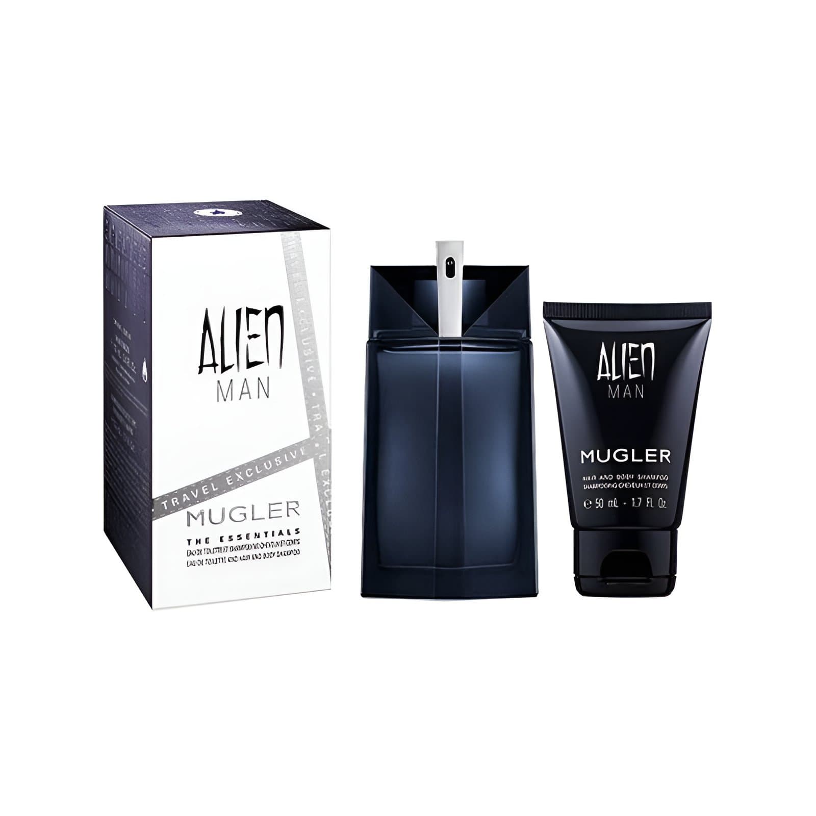 Coffret Mugler-Alien Man-EDT-100ml+Shampooing cheveux et corps-50ml