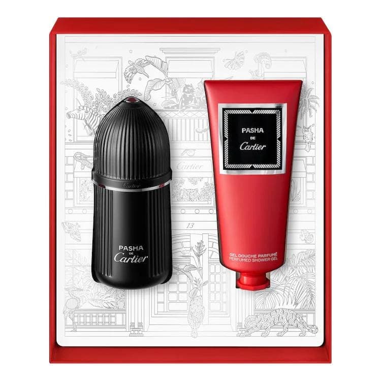 Coffret Cartier-Pasha Edition Noire-Eau de Toilette-100ml + Gel Douche-100ml (2 pièces)