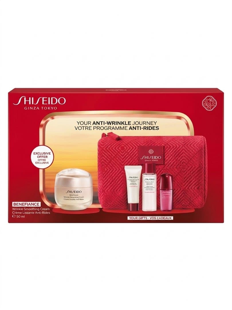 Coffret Shiseido-Anti-Rides Benefiance-50ml-(5 pièces)