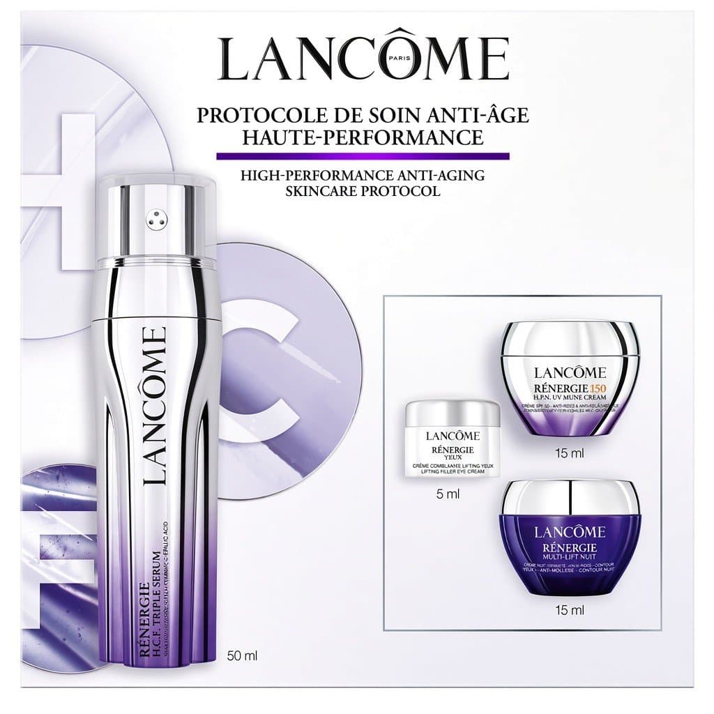 Coffret Lancôme-Rénergie-Triple Sérum-50ml+(4 pièces)