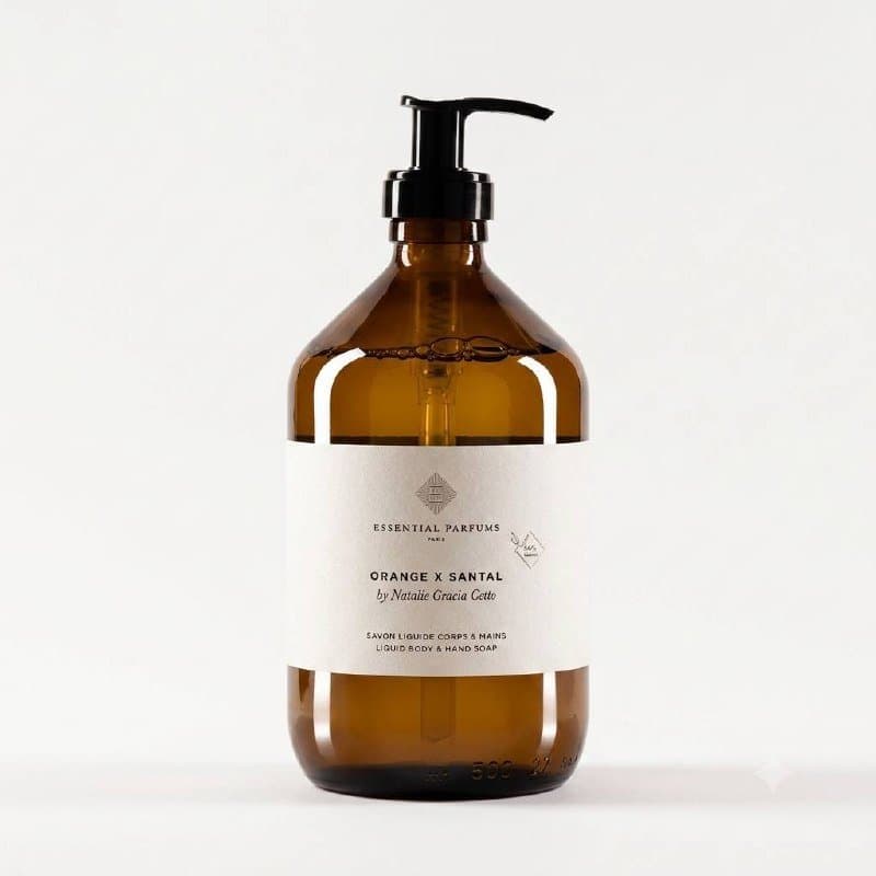 Essential Parfums-Orange X Santal-Gel Douche Corps et Cheuveux-500ml