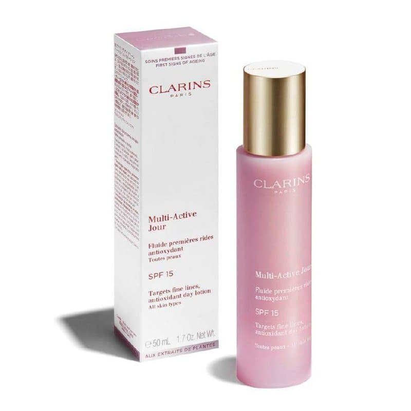 Clarins-Multi-active Jour Fluide Toutes Peaux-SPF 15-50ml