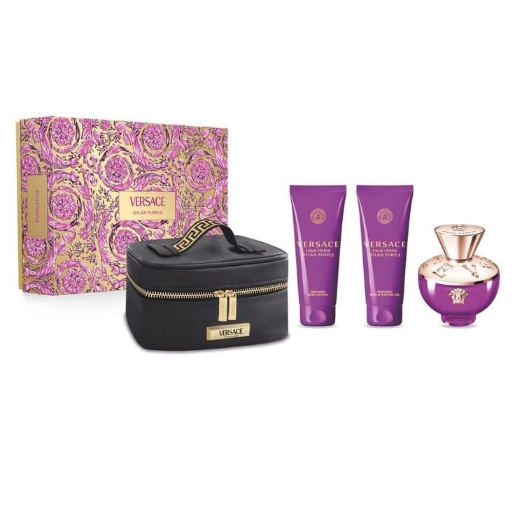 Coffret Versace-Dylan Purple-Eau de Parfum-100ml (04 Pieces)