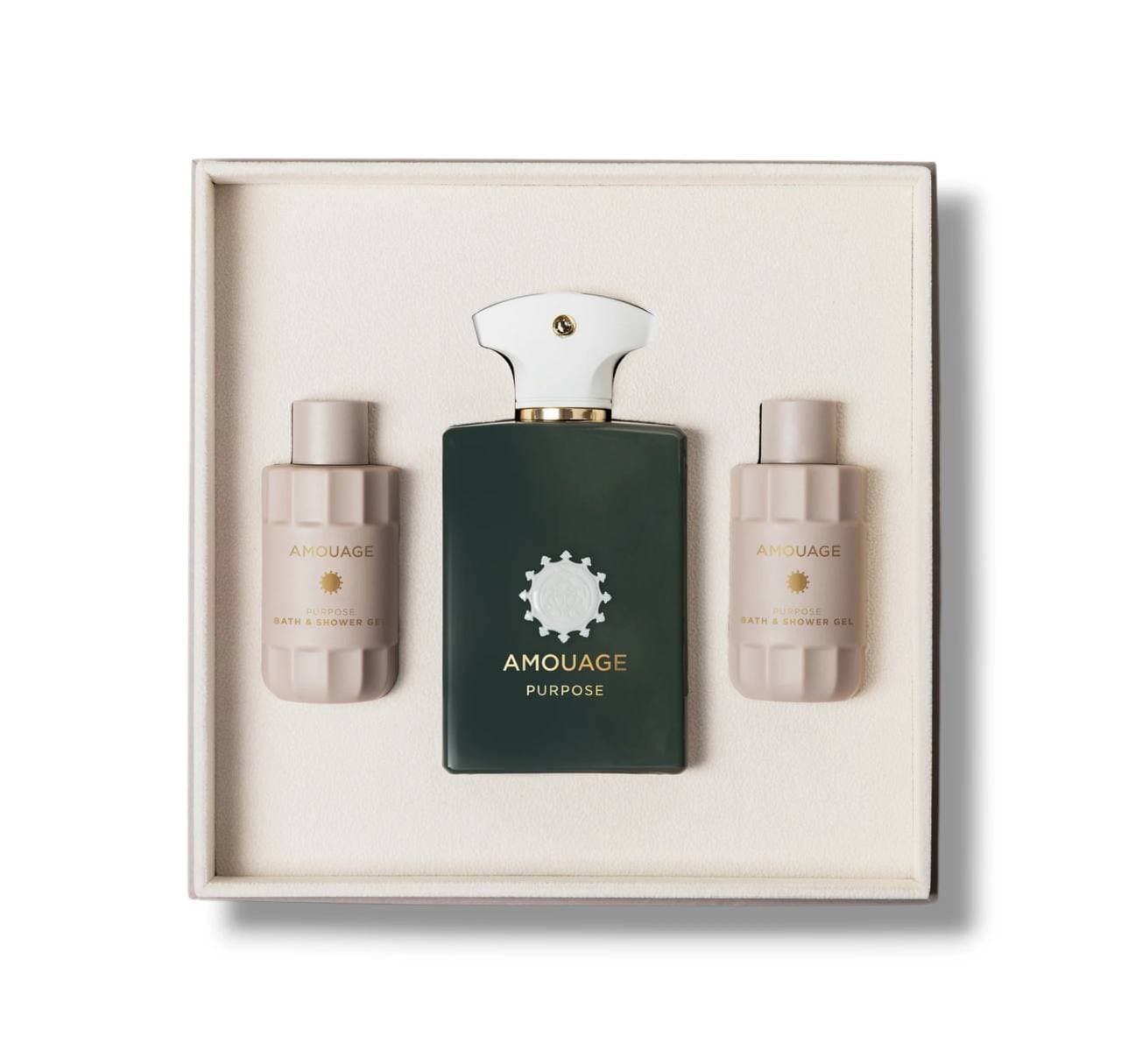Coffret Amouage-Purpose-Eau de Parfum-100ml+Gel Douche-60ml(3 pièces)