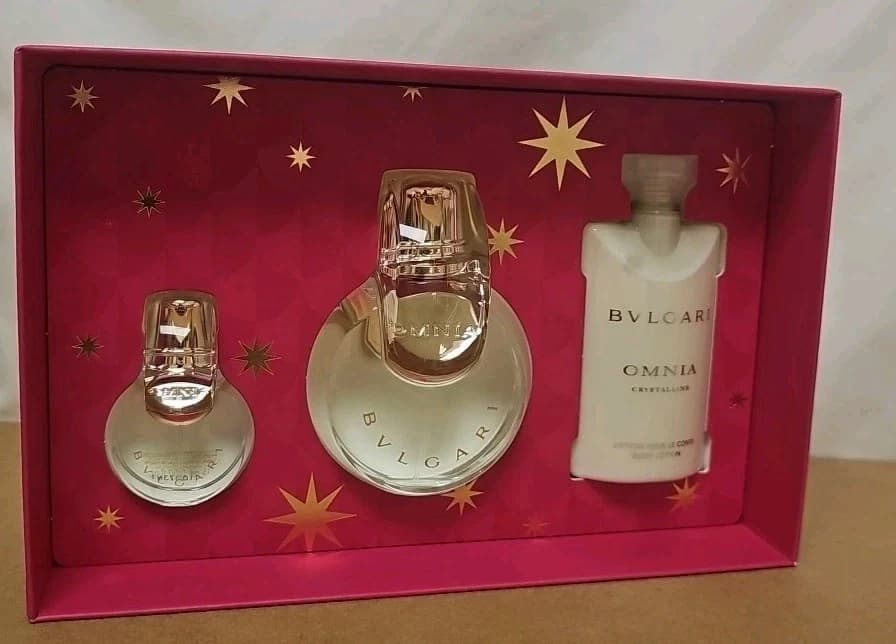 Coffret Bvlgari-Omnia-Crystalline-Eau de Toilette-100ml (03 Pieces)