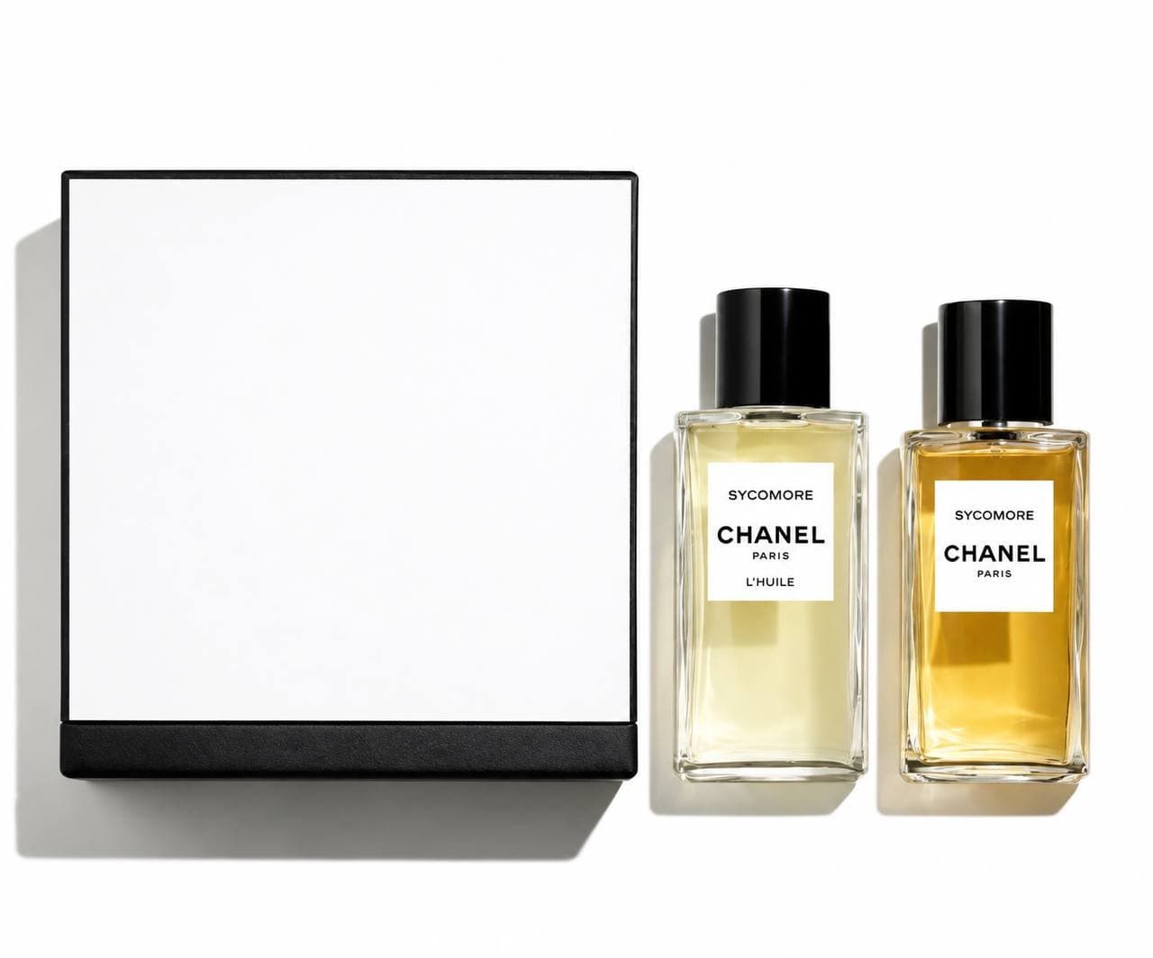 Coffret Chanel-Sycomore-Eau de Parfum-200ml + Huile Corps-250ml (2 pièces)