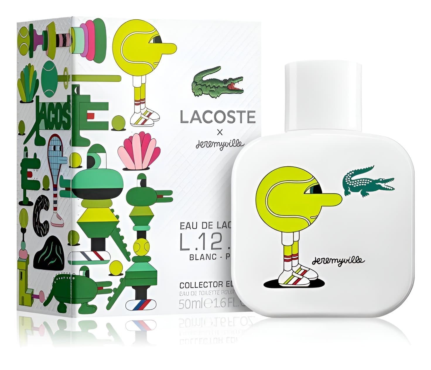 Lacoste-Eau de Lacoste L.12.12-Blanc Pure Collector-Edition x Jeremyville-100ml