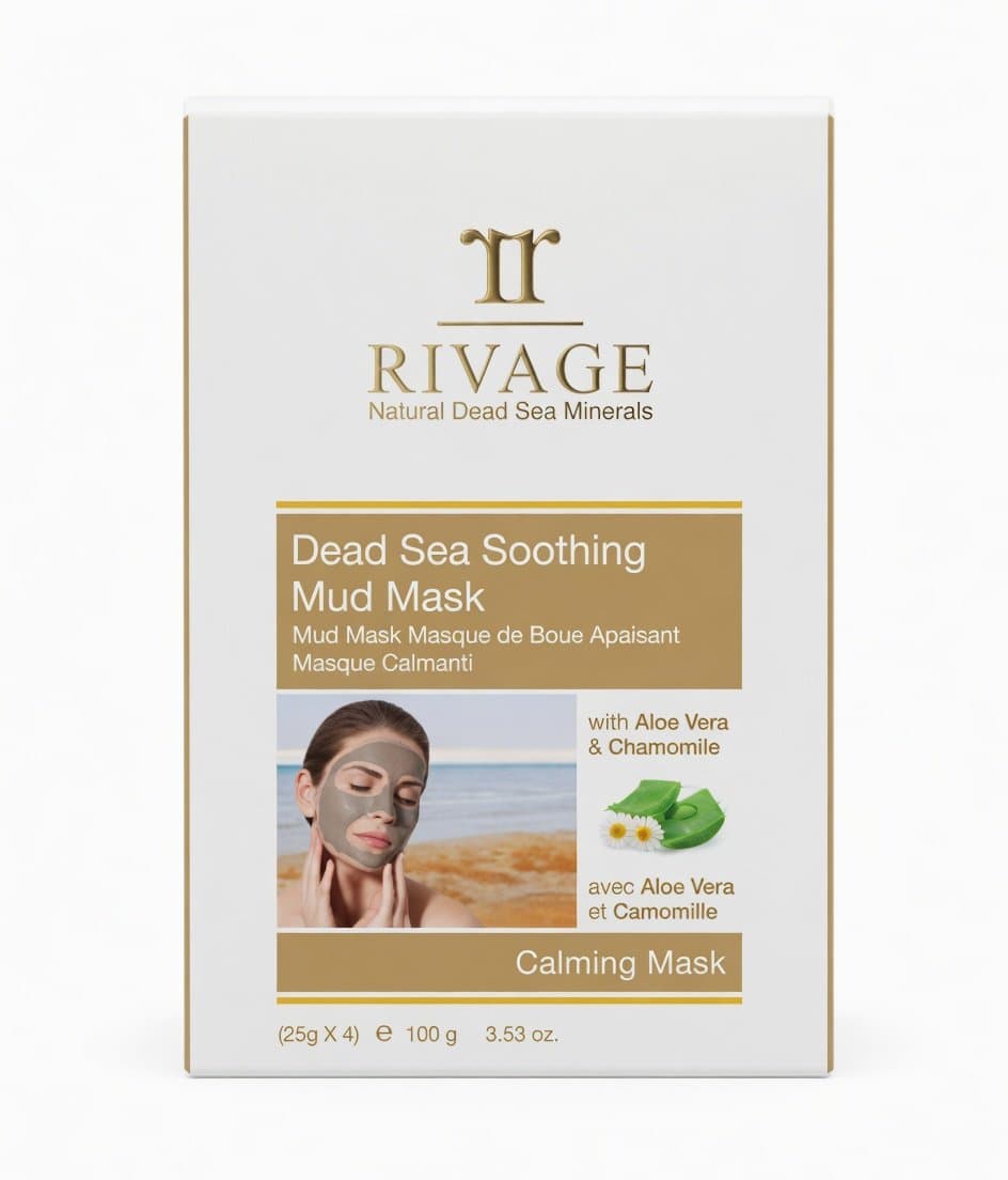 Rivage-Dead Sea Soothing Mud Mask Sachets (25g X 4)-100g